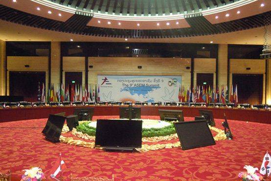 DSPPA Sistema Conferência foi utilizado com êxito na Cimeira ASEM 9º